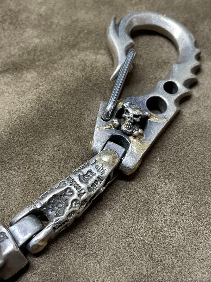 bill wall leather ビルウォールレザー　キーチェーン 18K