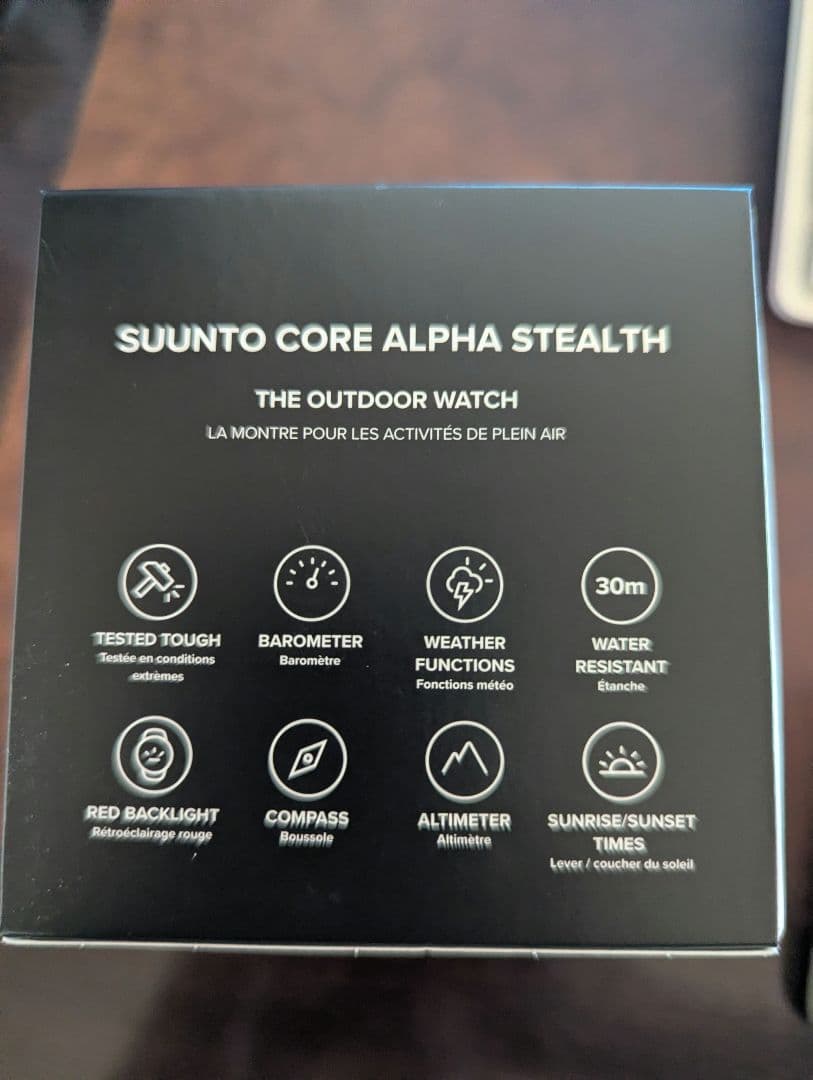 SUUNTO CORE ALPHA Stealth　スントコアアルファ