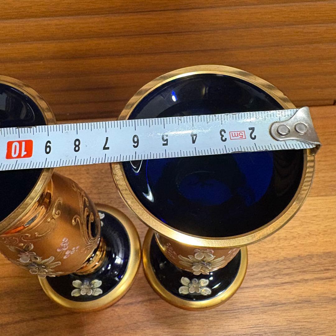 アンティーク洋硝子ガラス製　花入　花器　花瓶