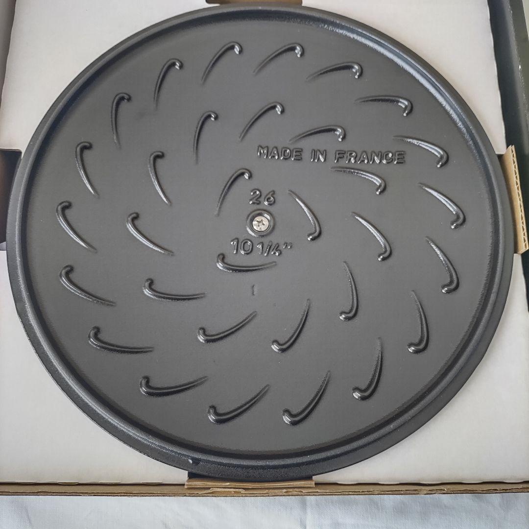 STAUB ブレイザーソテーパン 鋳鉄 両手鍋 26cm 黒