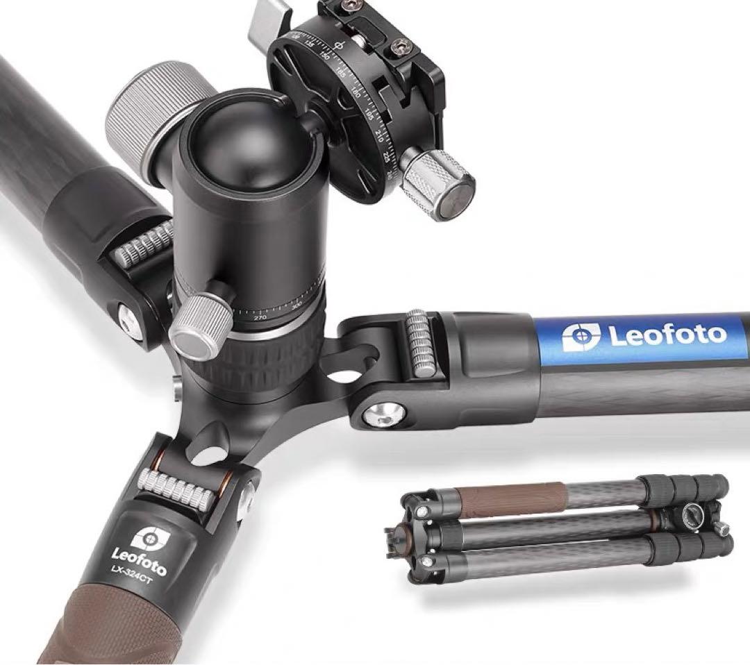 leofotoトラベラーカーボン三脚 LX-324CT+XB-38レオフォト