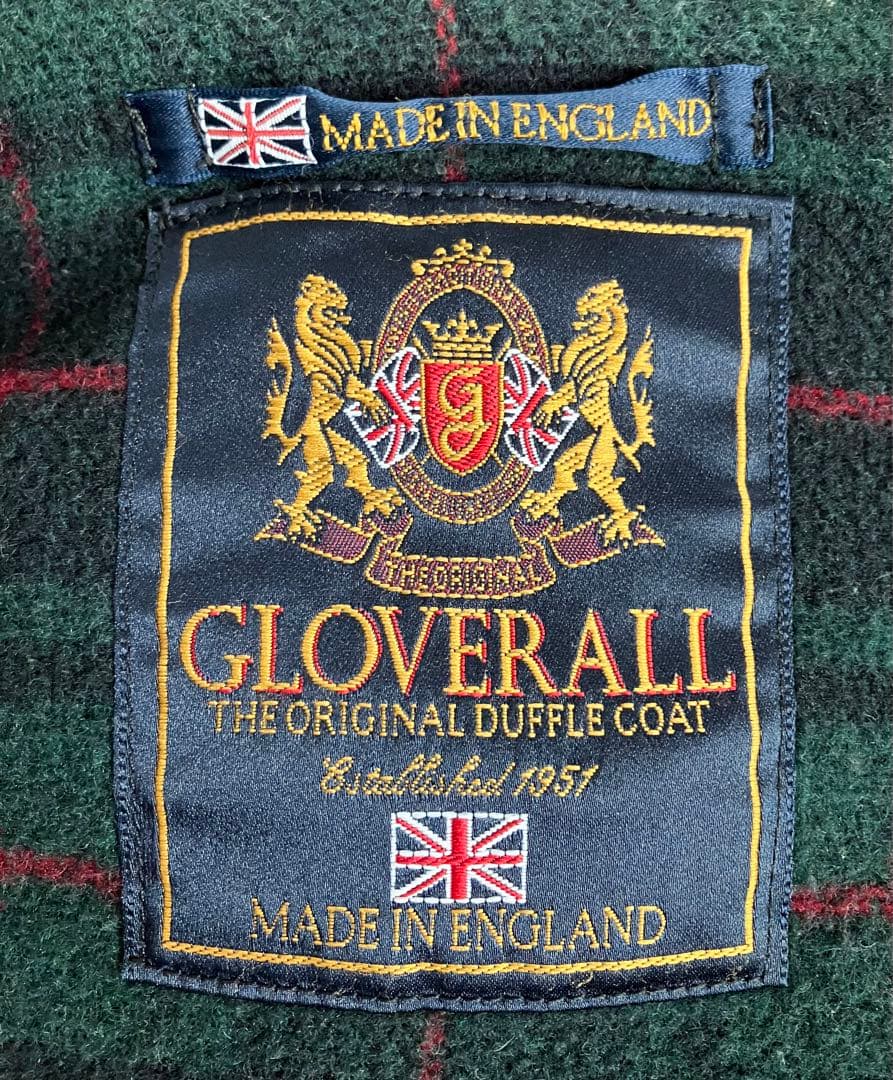 90's グローバーオール ダッフルコート 英国製 黒タグ ブラック