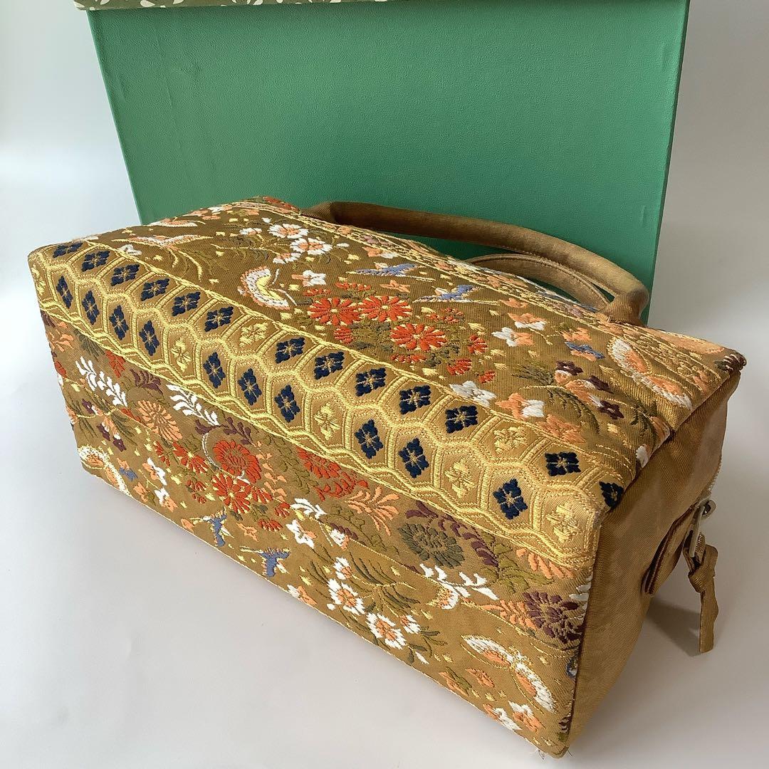 利休バッグ★和装バッグ★ゴールド