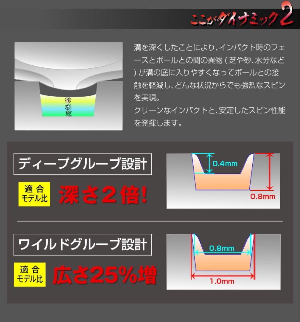 選べる2本！世界最強バックスピン！止まって戻って寄せワン連発の激スピンウェッジ
