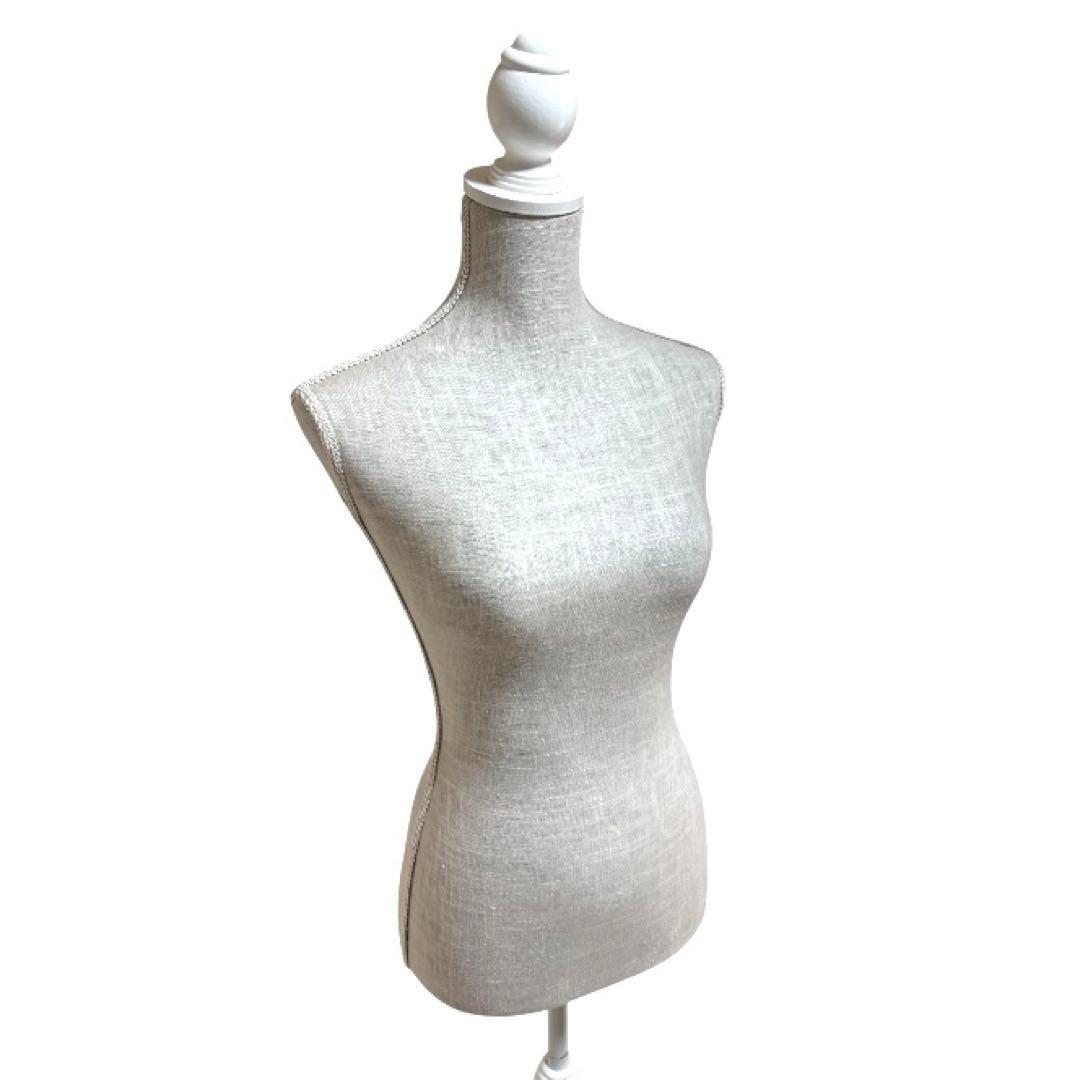 布製　女性用トルソー 高さ調整可能　ホワイト