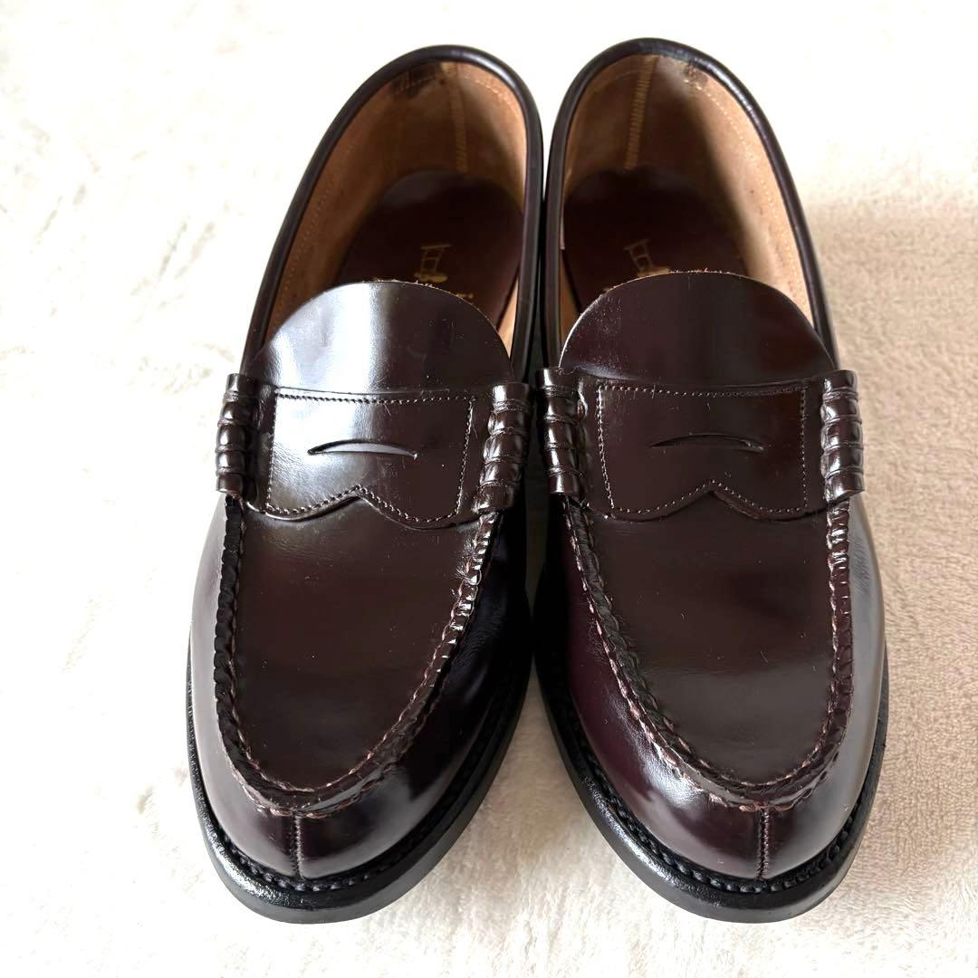 【極美品】リーガル 2177 ローファー 革靴 ブラウン 24.5cm