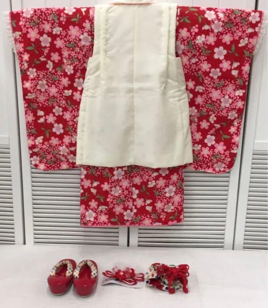 (2639)♥ 七五三 三歳 女の子 ♥ 被布セット ♥