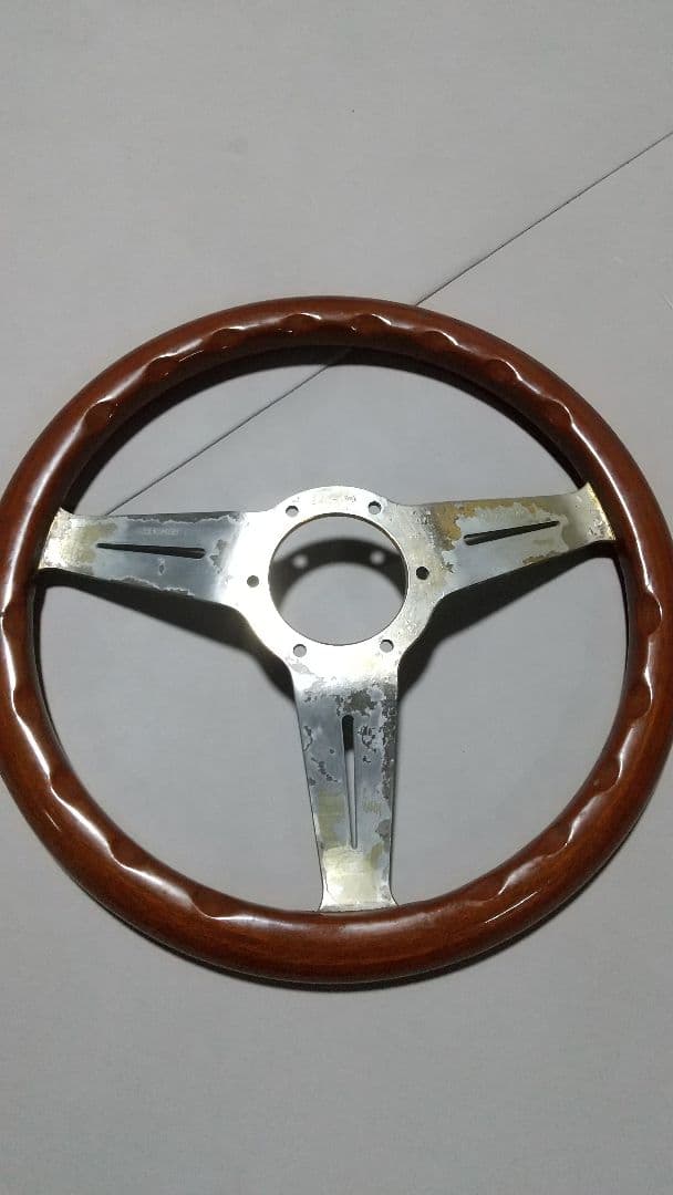 ウッド ステアリング 33cm ハンドル