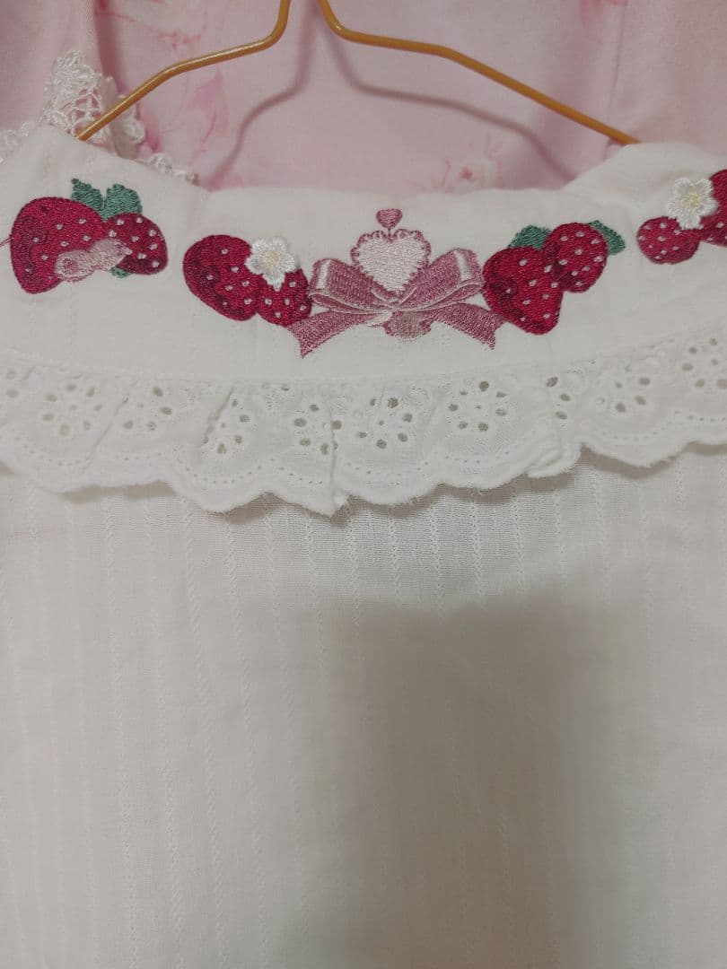 アマベル　苺　ジャンパースカート　ブラウス　ピンク　2点セット