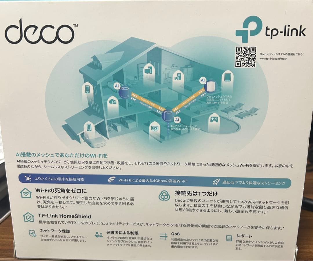 TP-Link Deco AX5400 メッシュWi-Fiルーター
