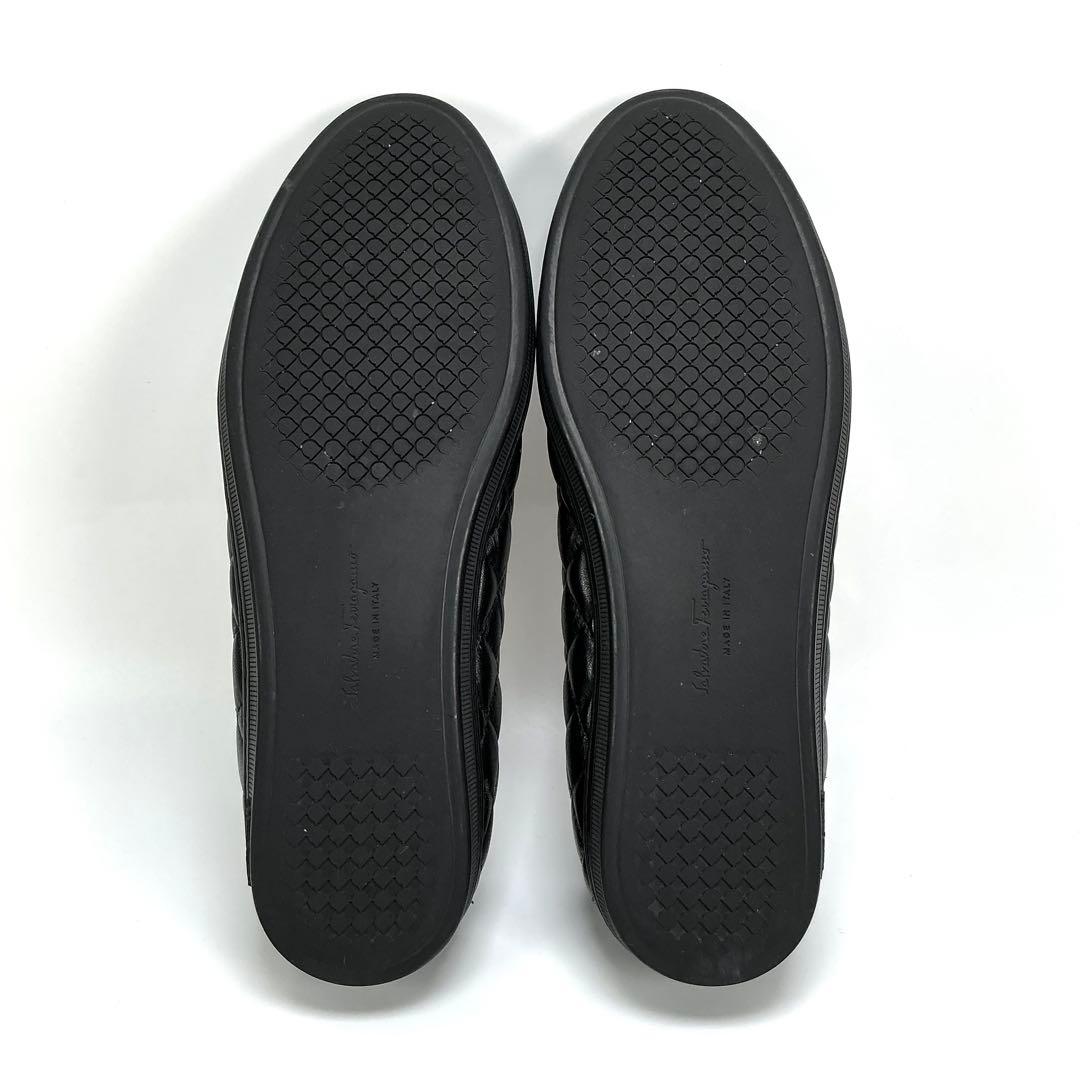 FERRAGAMO　ヴァラリボン　キルティング　パンプス　バレエシューズ