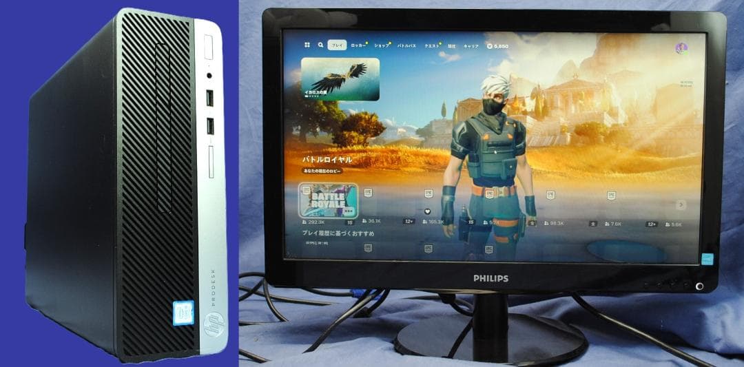 小型超高性能PC/i5-8500/RX550 Win11 Office2021