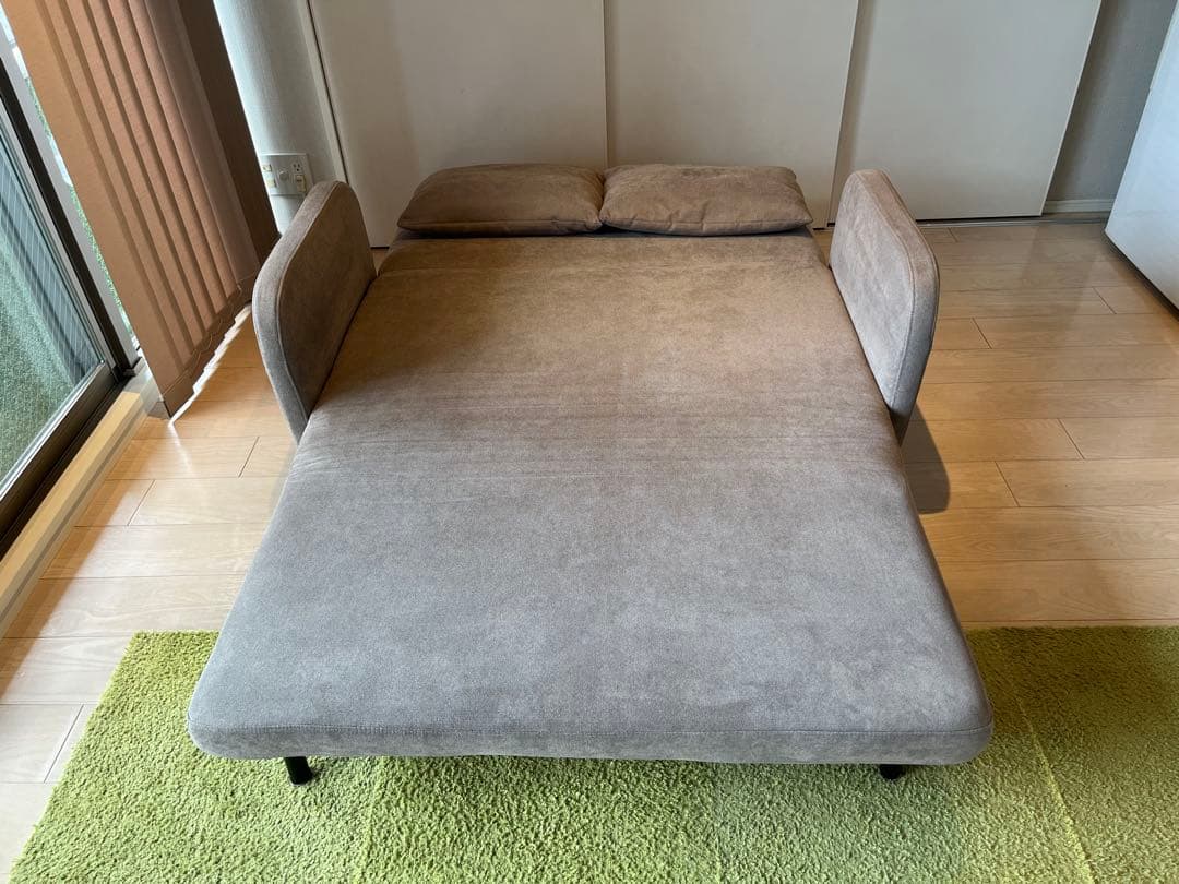3Wayファブリック2人掛けソファベッド