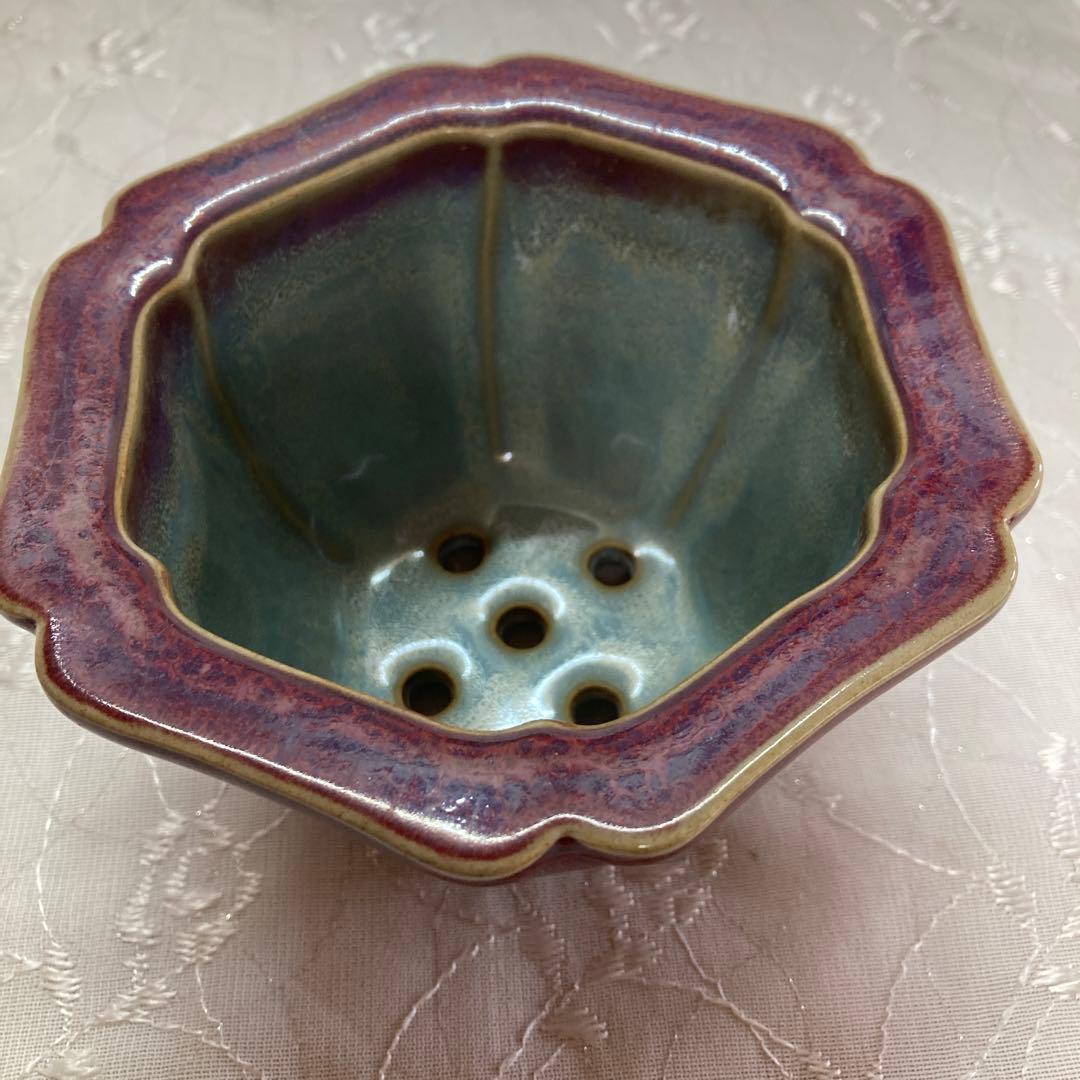 小渡鉢受け皿付き