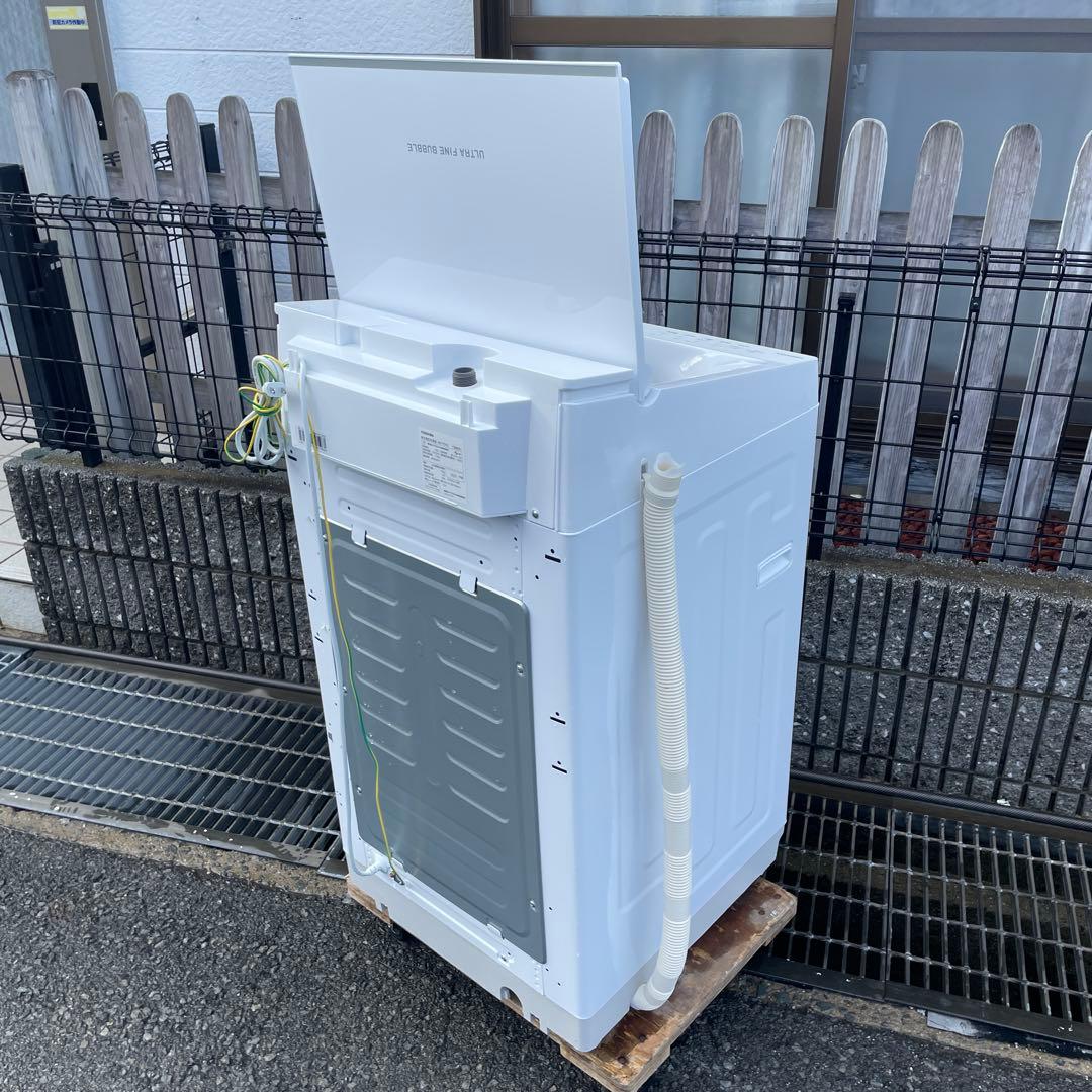 東芝2023年製7㎏全自動洗濯機 ZABOON ウルトラファインバブル極美品