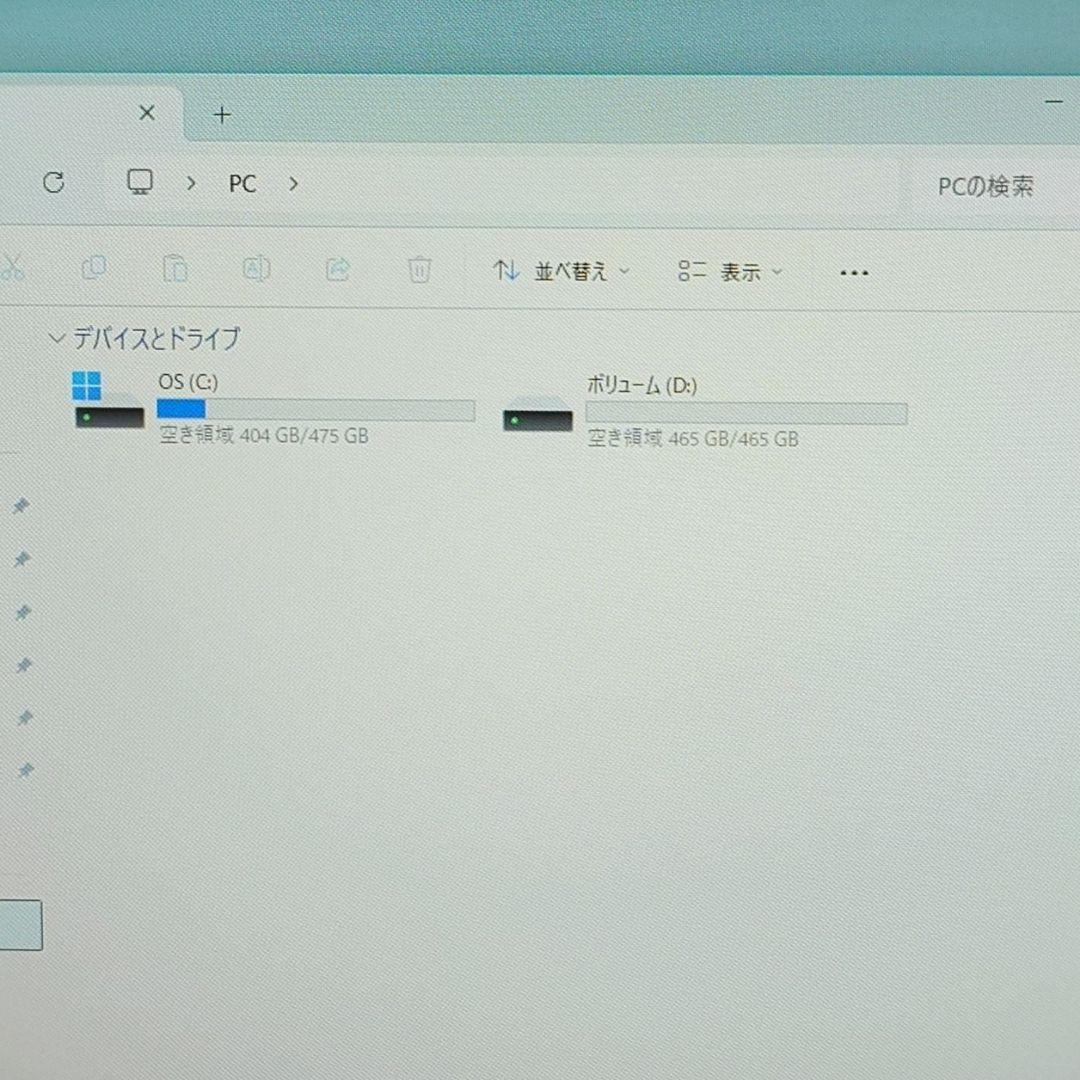 初期設定済：ASUS Win11ノート SSD512GB＋HDDメモリ12GB