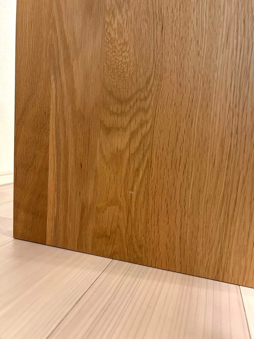 無印良品 無垢材デスク オーク材 MUJI 机 コの字型 ライティングデスク