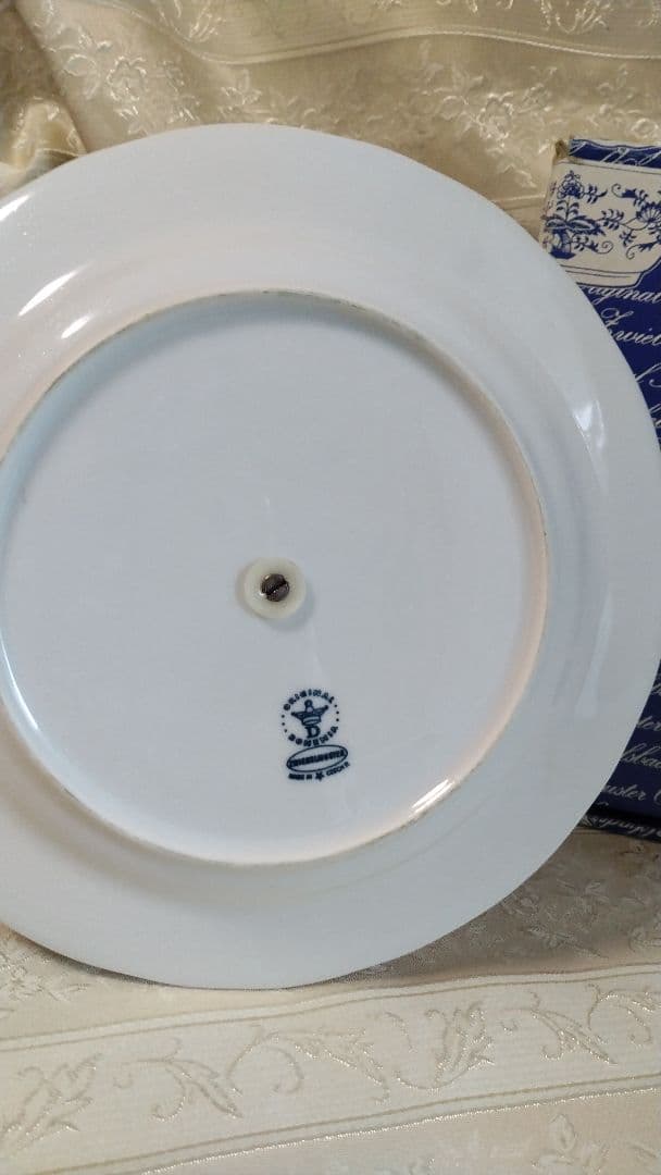 カールスバード ブルーオニオン 3段ケーキスタンド