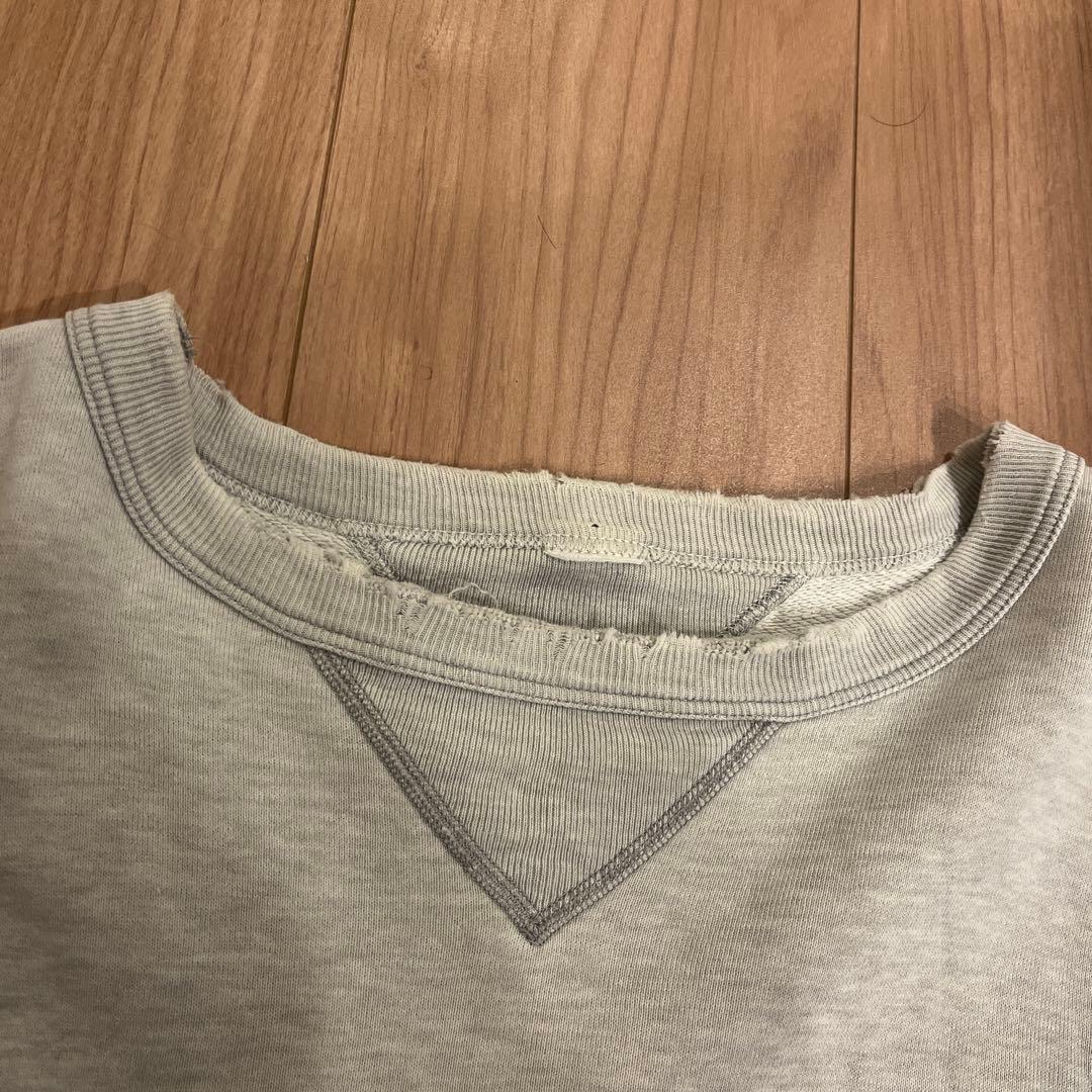 50's 60's ビンテージ　スウェット　ガゼット　グレー