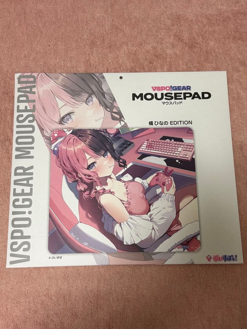 VSPO!GEAR ガラスマウスパッド マウスパッド　橘ひなの EDITION