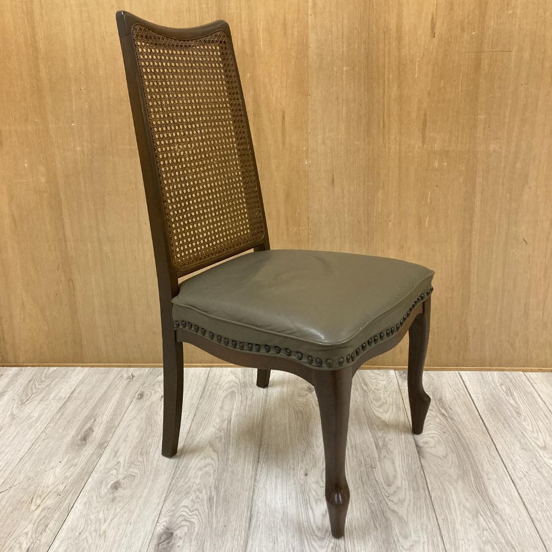 【マルニ】本革　ダイニングチェア ベルサイユ　椅子　 猫脚 A