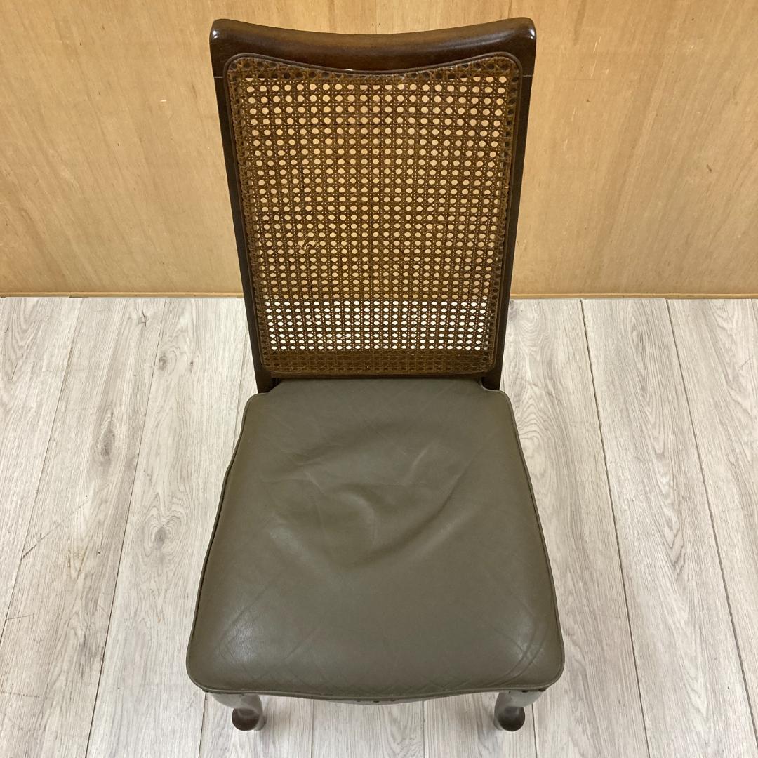 【マルニ】本革　ダイニングチェア ベルサイユ　椅子　 猫脚 A