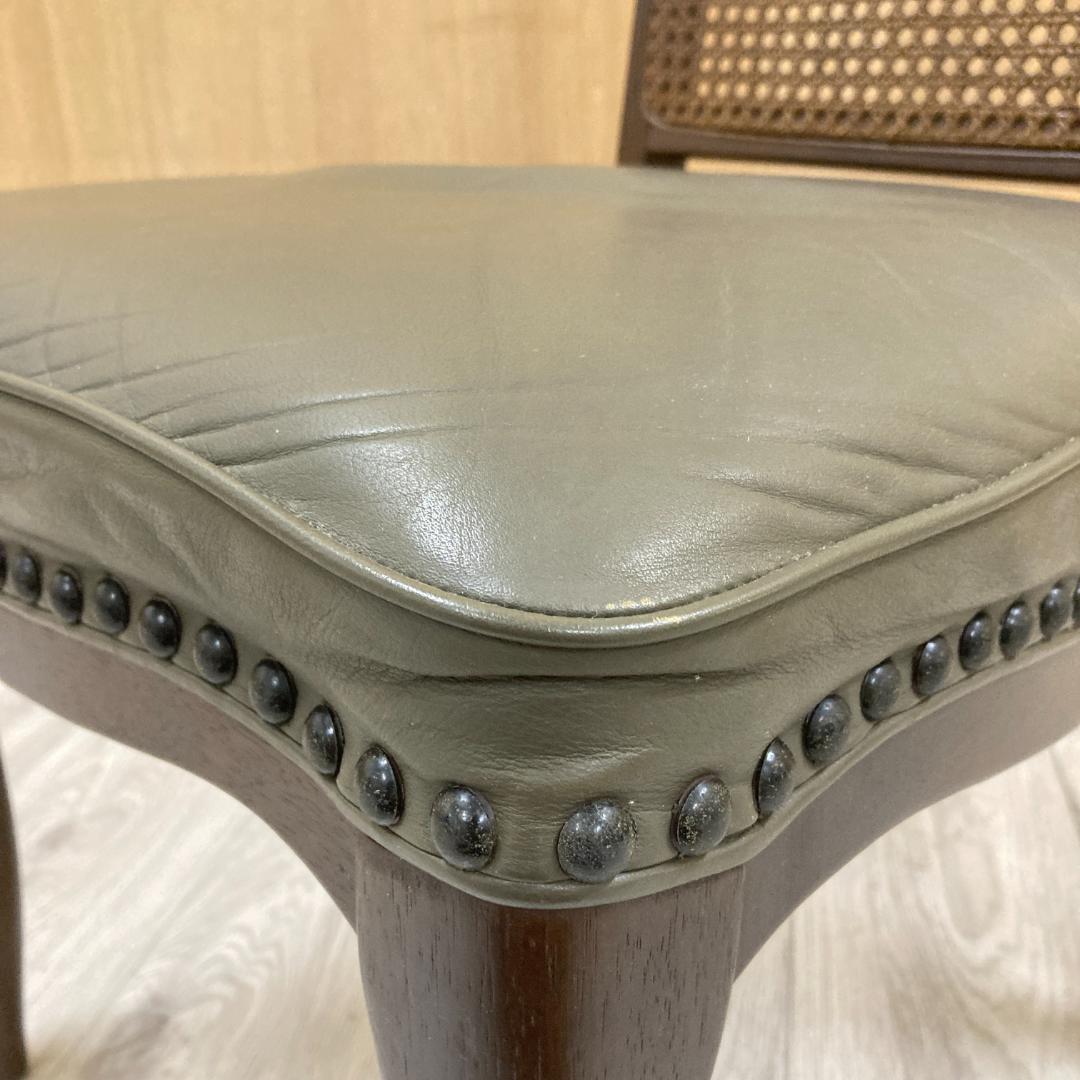 【マルニ】本革　ダイニングチェア ベルサイユ　椅子　 猫脚 A