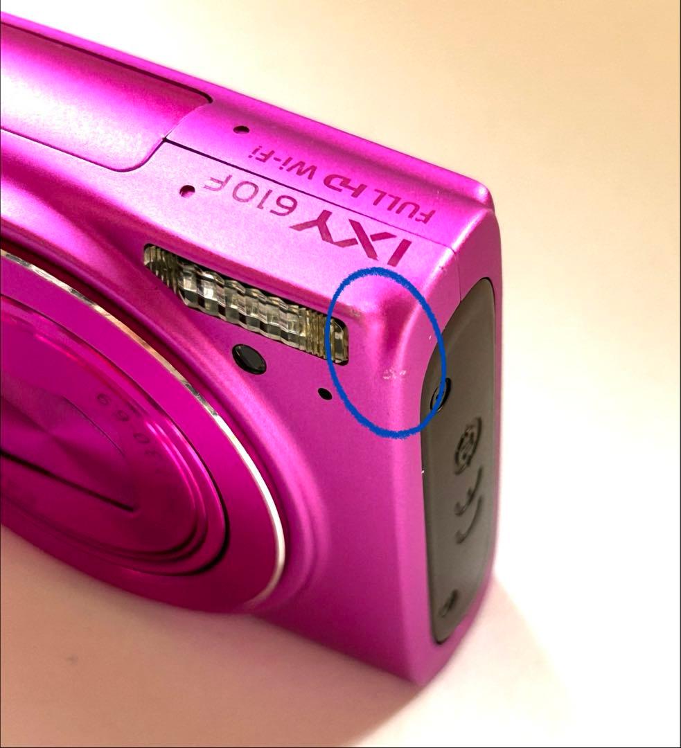 キャノン Canon IXY 610F （ピンク）　動作品
