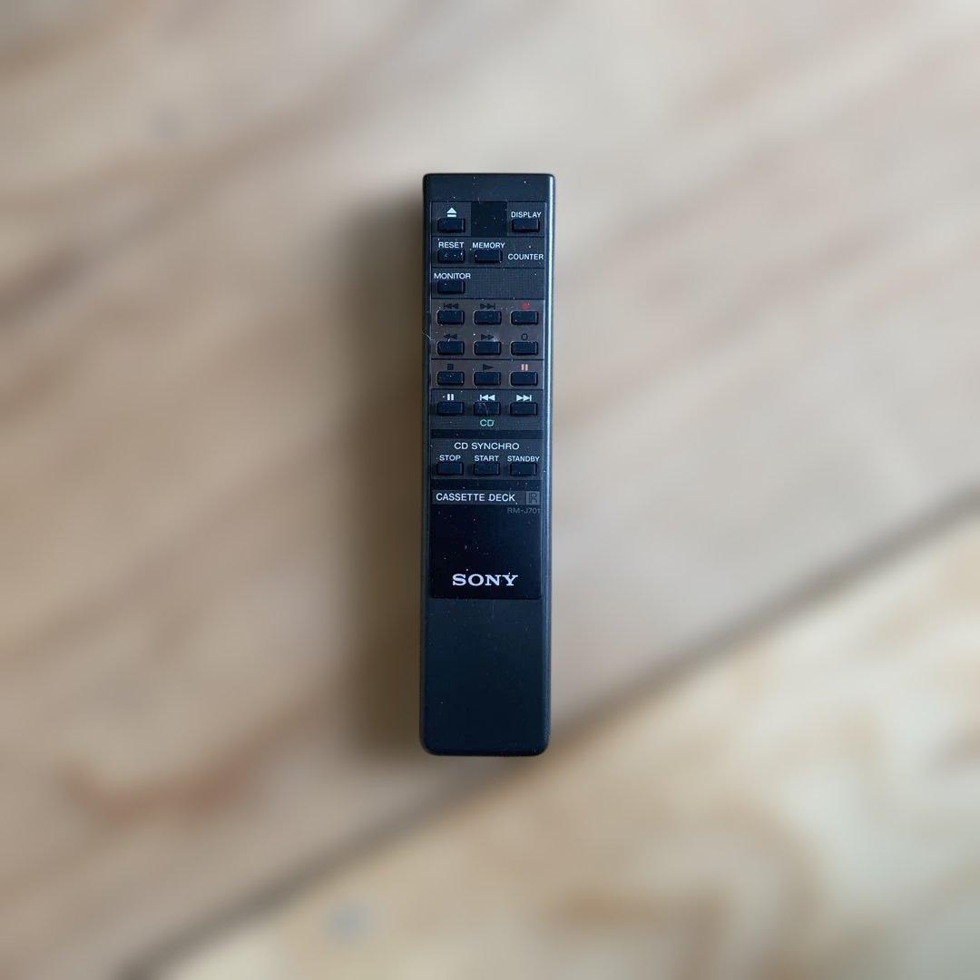 SONY TC-K222ESJ カセットデッキ リモコン付き　ジャンク品