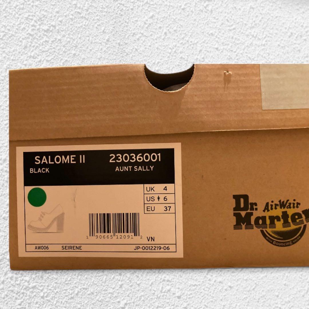 【箱有り】ドクターマーチン SALOME Ⅱ ハイヒール ローファー ブラック