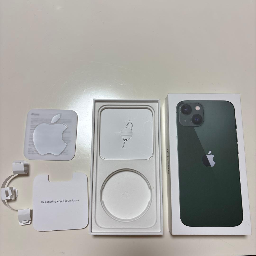 Apple iPhone 13 128GB SIMフリー (グリーン) 美品