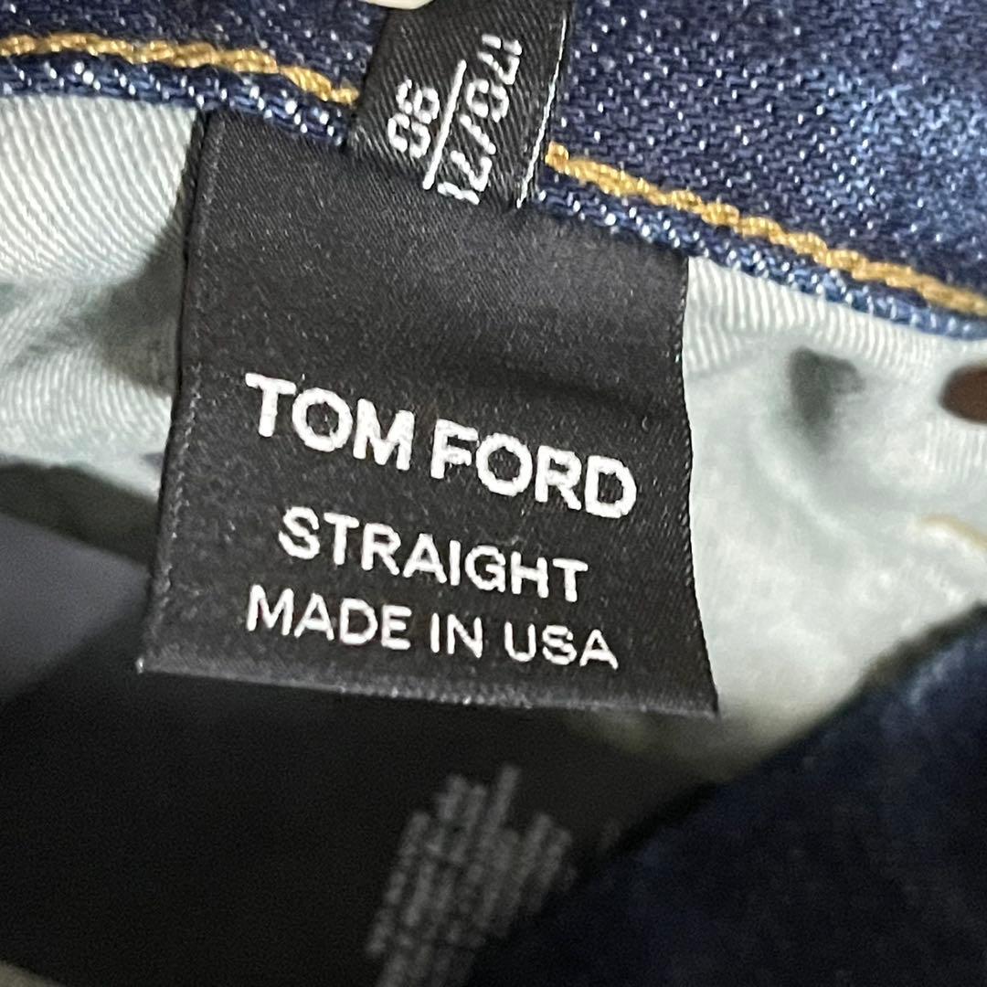 未使用✨　トムフォード　ストレート　デニム　ボタンフライ　セルビッチ　30