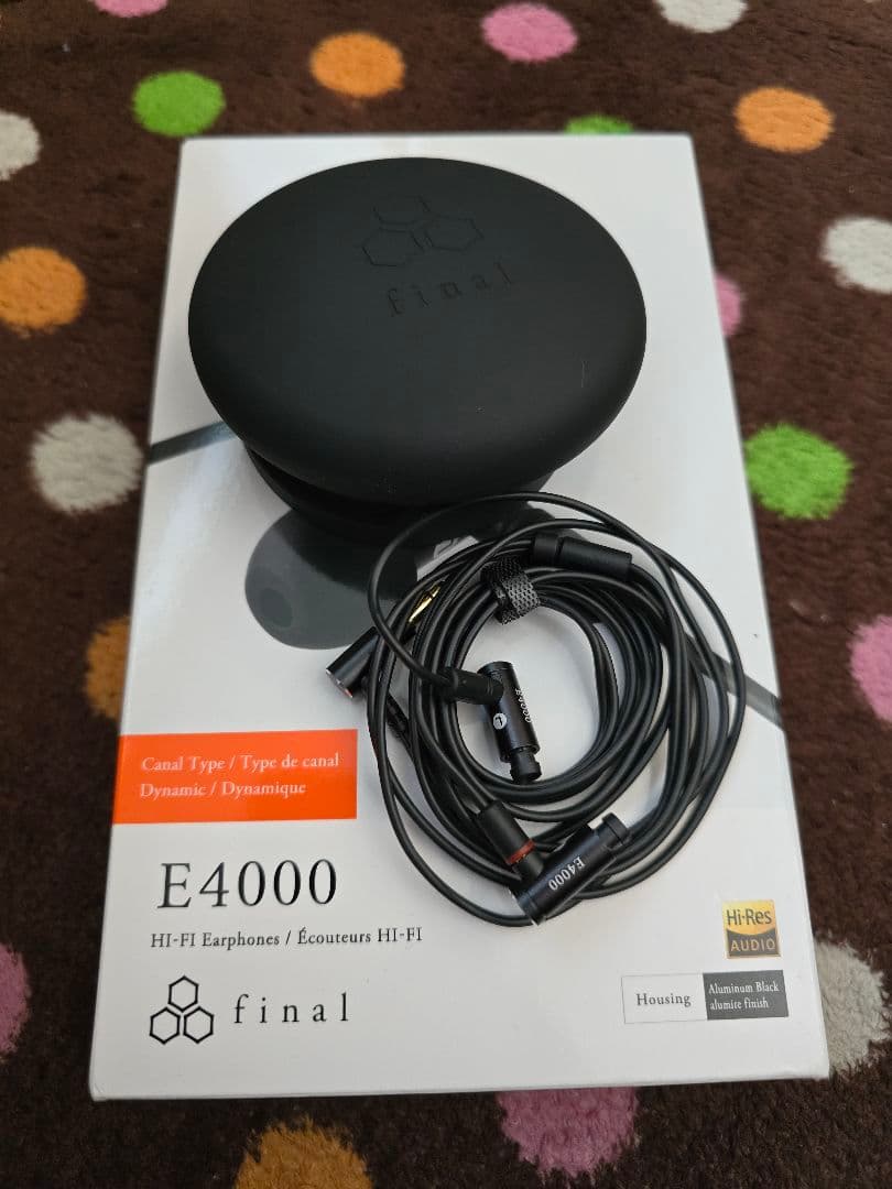 final E4000 HI-FI イヤフォン
