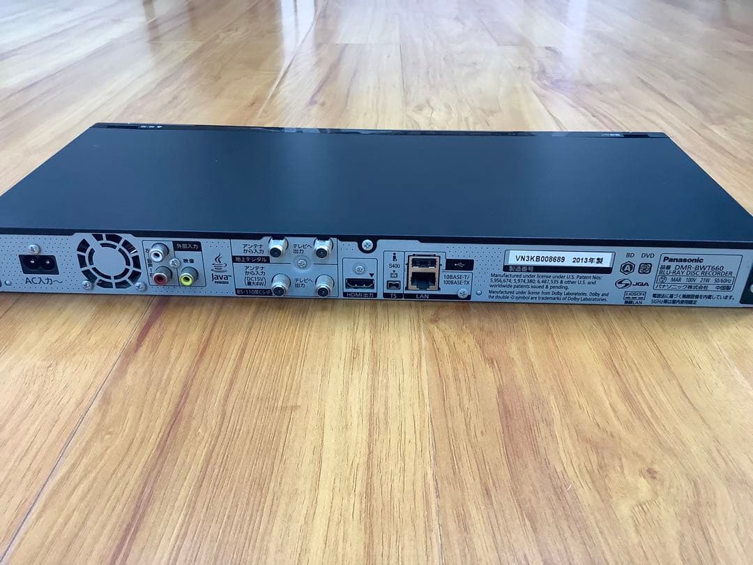 [z479]パナソニック　ディーガ　DMR-BWT660