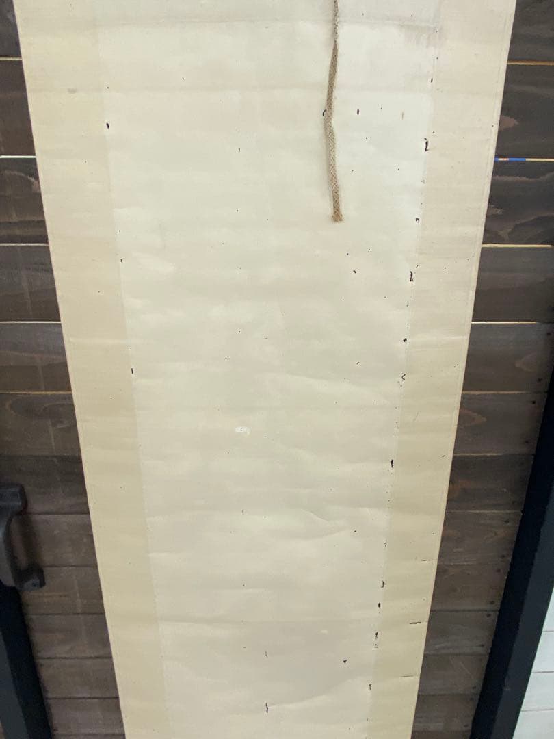 3-2274 掛軸　模写　伊藤若仲　鶏之図　双鶏