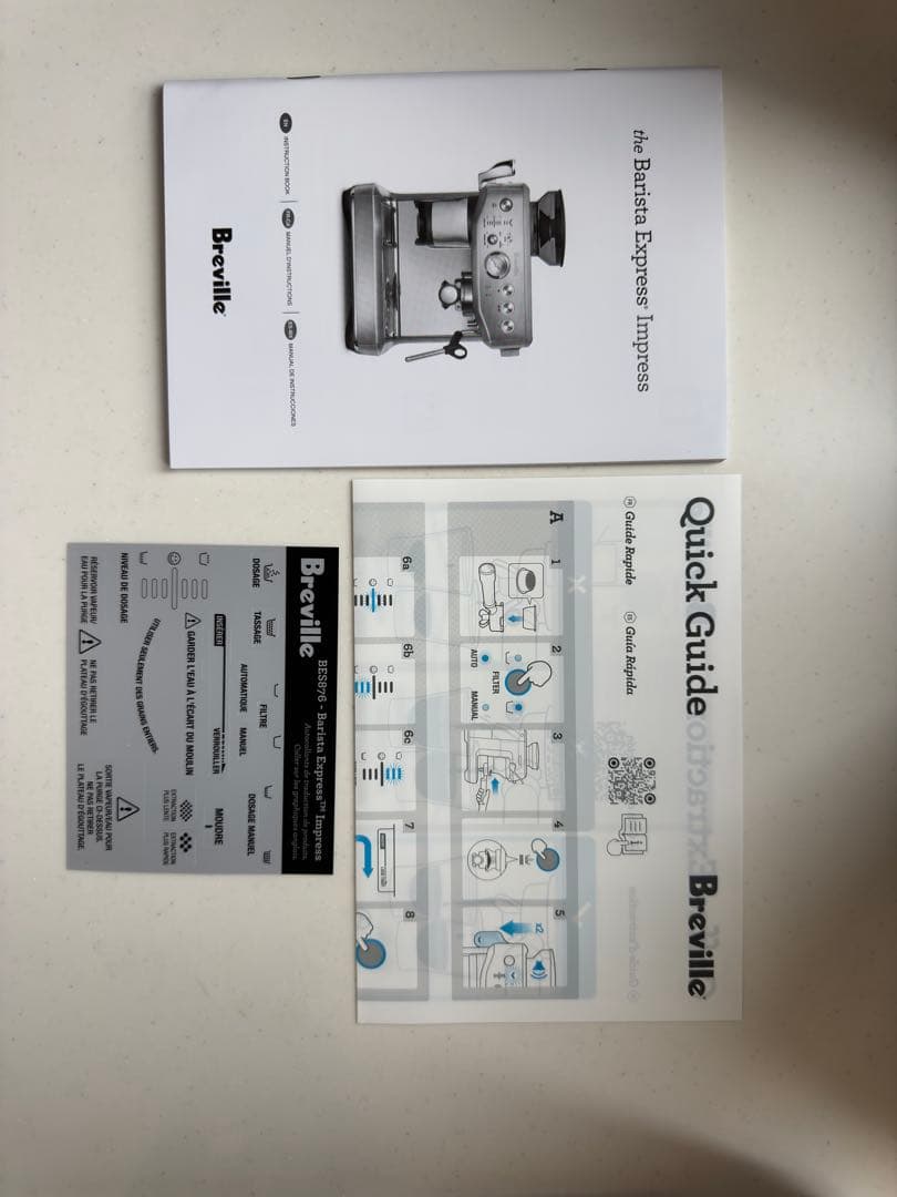 美品 breville BES876 エスプレッソマシン日本100v使用可