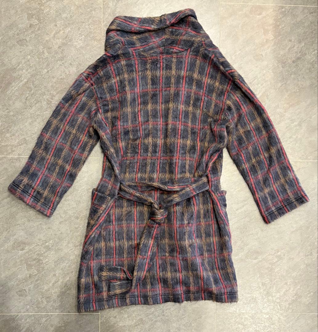 新品未使用 A.F ARTEFACT チェック柄 ロングガウンコート　サイズ1