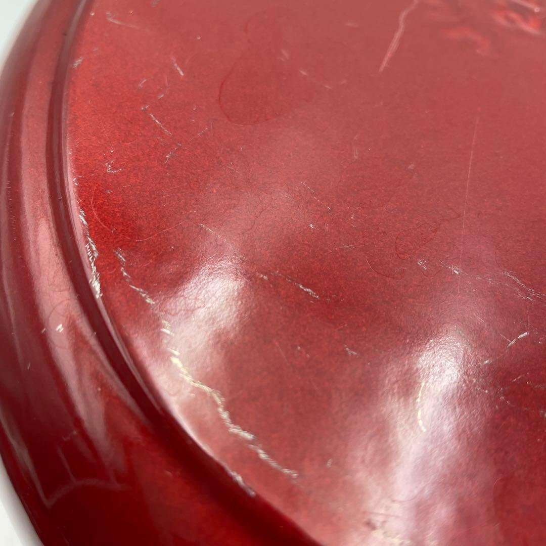 LE CREUSET ココット　オーバル　27cm チェリーレッド　両手鍋