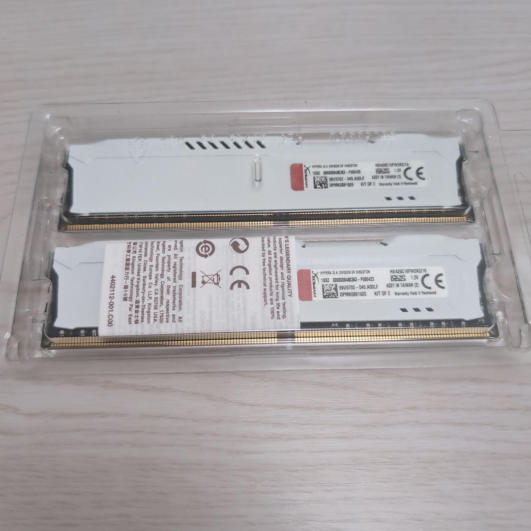 キングストン HyperX FURY DDR4-2666 8GBx2枚