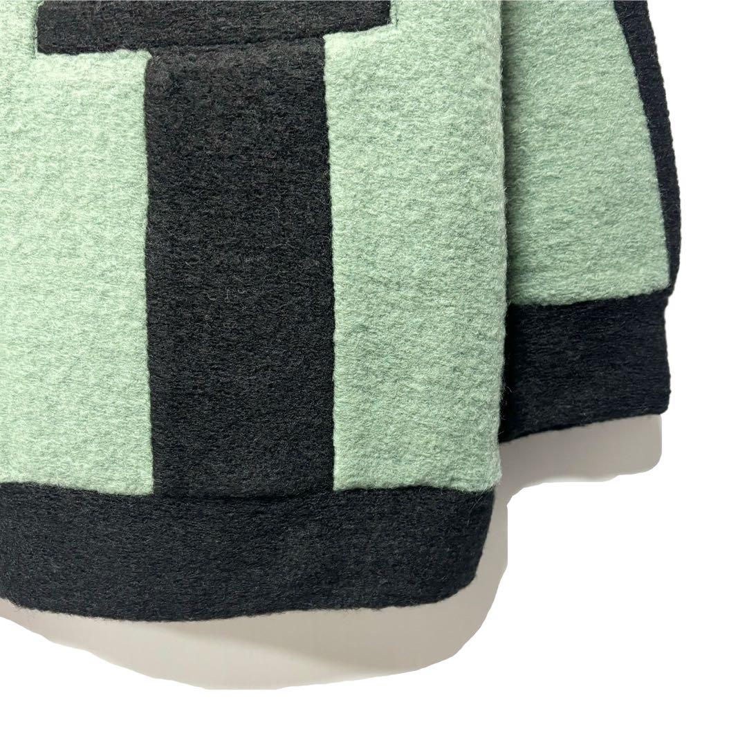 新品 ラッセルノ ゴルフ ワイド ストライプ カーディガン ミント L 5