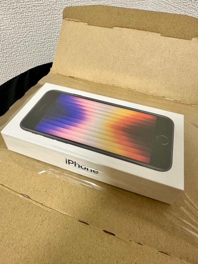 【未開封新品】【出荷時梱包】 iPhoneSE第3世代 64GB ミッドナイト②
