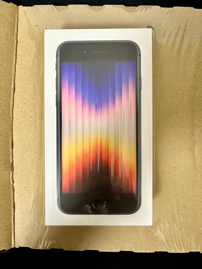 【未開封新品】【出荷時梱包】 iPhoneSE第3世代 64GB ミッドナイト②