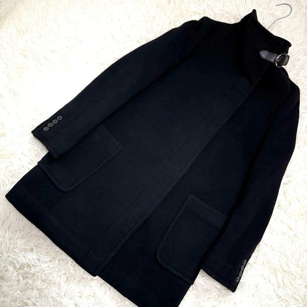【極美品】ポロラルフローレン ステンカラー スタンドロングコート ウール XS