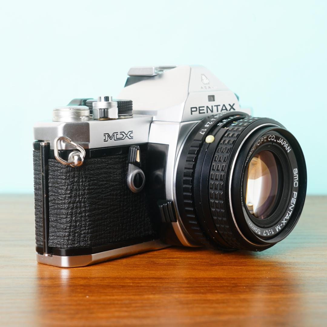 [美品]完動品◎ペンタックスMX × 50mm f1.7 フィルムカメラ #97