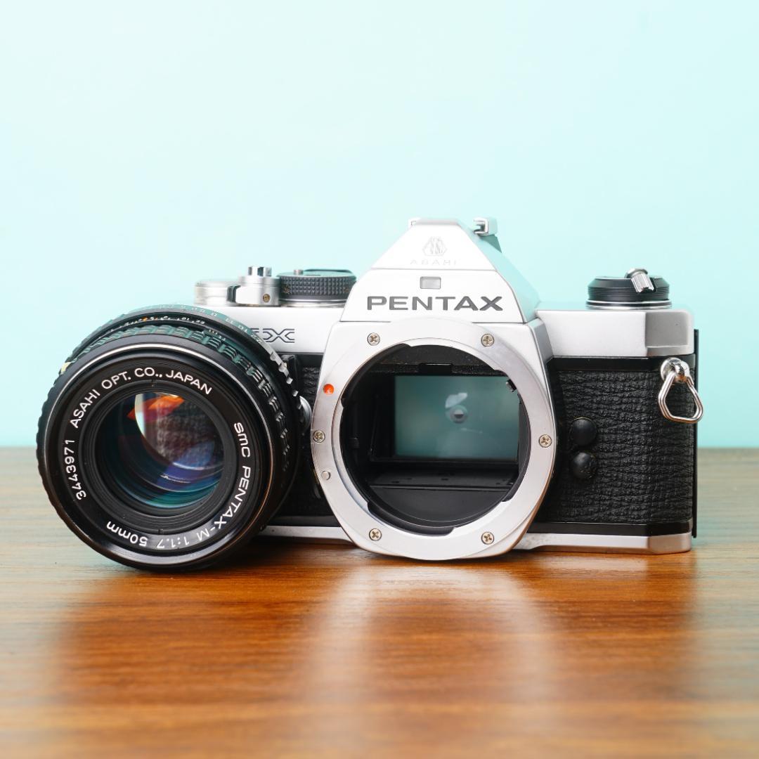 [美品]完動品◎ペンタックスMX × 50mm f1.7 フィルムカメラ #97