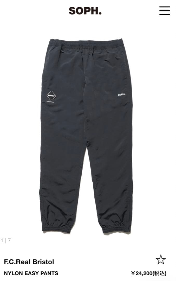 FCRB 25aw NYLON HOODED BLOUSON EASY XL 黒