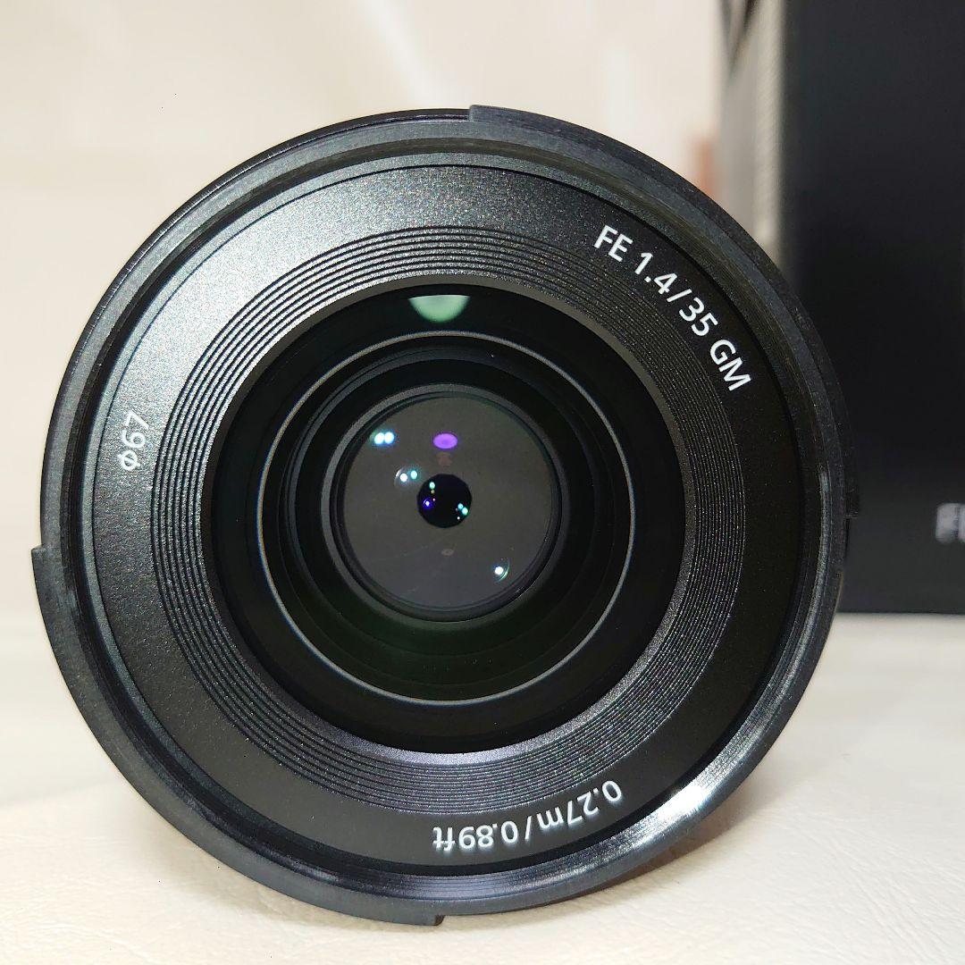 SONY FE 35mm F1.4 GM レンズ　ハクバの保護フィルター付き