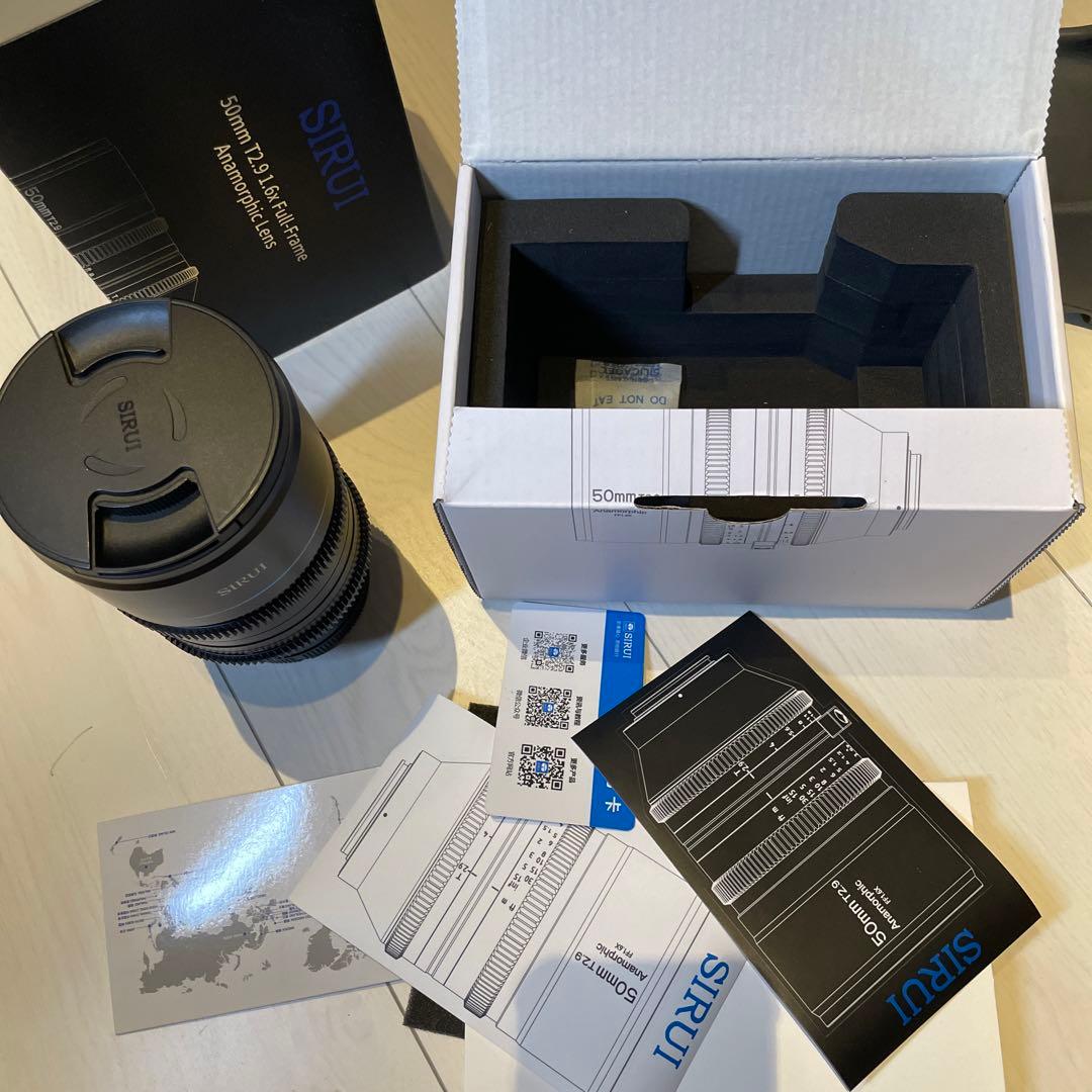 SIRUI アナモルフィックレンズ　フルサイズ　50mm T2.9