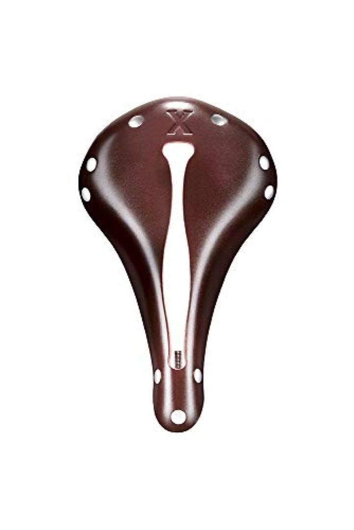 セラアナトミカ　サドル　X2 Oxblood ブラウン×シルバーレール