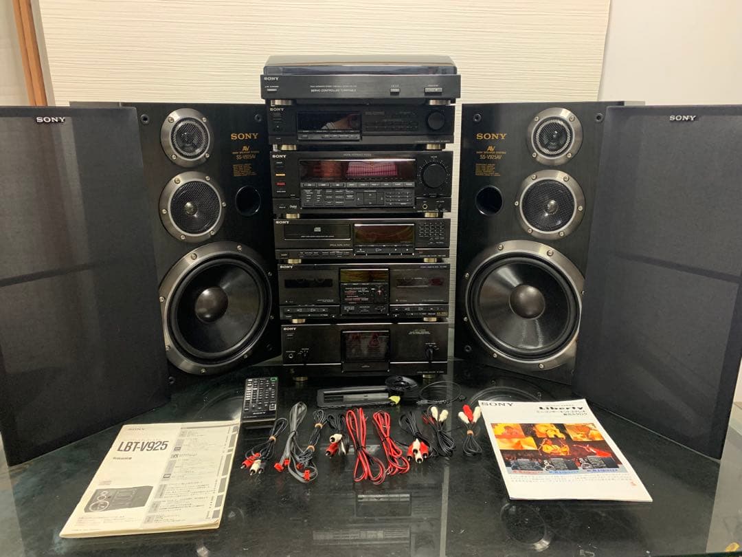美品内蔵BT変更可能SONYリバティLBT-V925レコード付きメンテナンス済み